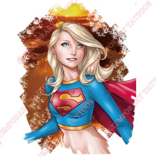 Supergirl Customize Temporary Tattoos Stickers NO.279